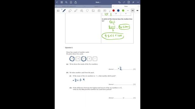 O Levels Mathematics | IGCSE & GCE | Statistics - Lesson 2 (A) - Mean, Median, Mode.