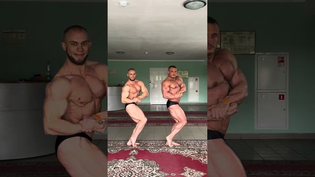 Позирование с МАСТЕРОМ СПОРТА РОССИИ из более тяжелой весовой категории