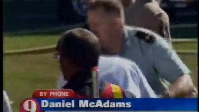 Pentagon witness, Daniel McAdams, CBS, 10:16, 9/11