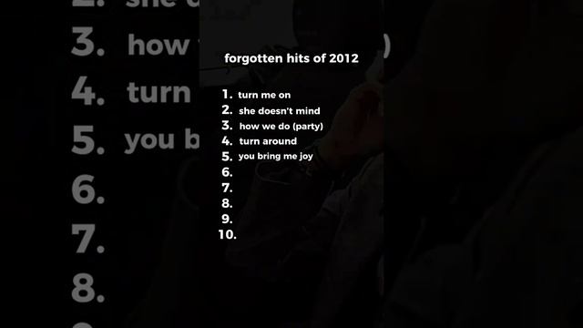 Музыка 2012