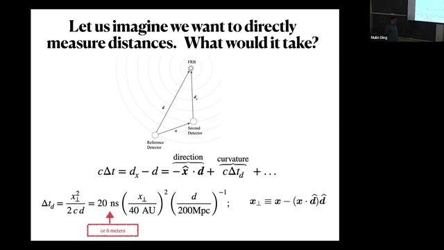 Astro Seminar - A new concept to measure geometrically the expansion of the universe