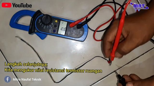 Cara cek thermistor ac split menggunakan alat ukur