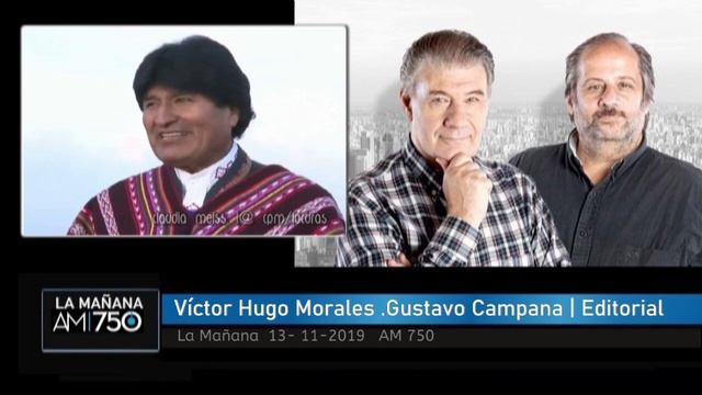 Editorial Victor Hugo Morales - La situacion en Bolivia - 13 11 2019