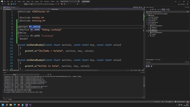 0x1C - The preprocessor & #define (INI Parsing) | C/C++ Beginners Tutorial