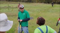 Big Spring Great Trinity Forest Prairie Restoration Milkweed Planting 2015