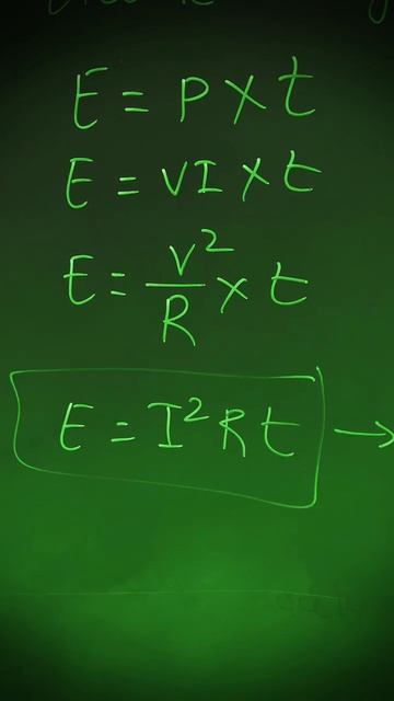 Joules law of heating #physics #resistance #ibphysics