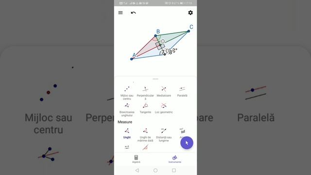 Romb geogebra
