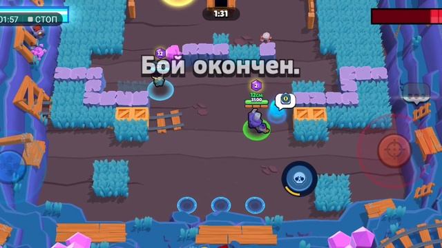 играем в brawl Stars за Рика в захват кристаллов