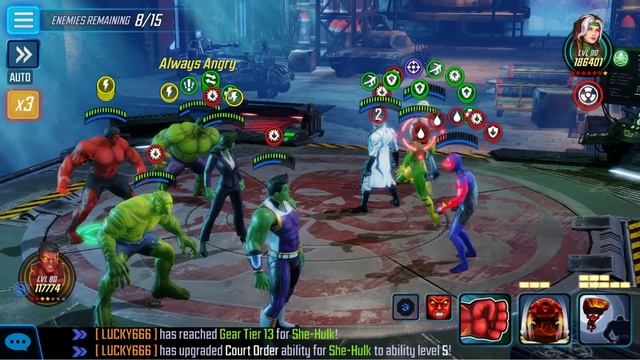 WAR Saga Heroic 1-4 | 650k Gamma Worst Scenario