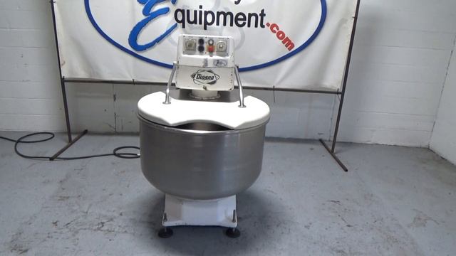 Diosna Spiral Mixer, Model: SP 160 D, Capacity: 352 Lbs, Running.