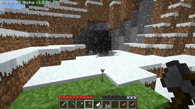 прохождение версий minecraft часть 2 (строим дом)