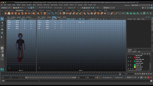 MAYA - TIPS -  HIDE - NURBS Curves or Polygons - SHORTCUT