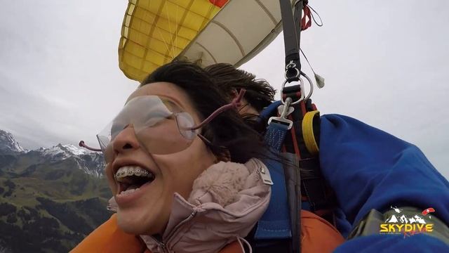Tandem skydive of Maisarah Sazali