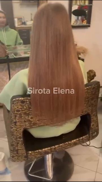 Коррекция нарощенных волос для Яны 150 прядей 55 см