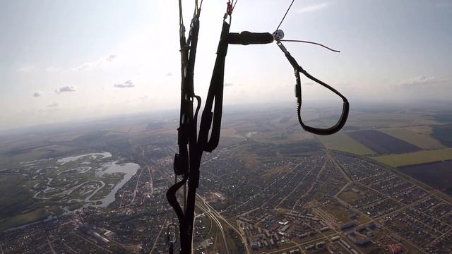 Давлеканово с высоты полета параплана.27.08.17