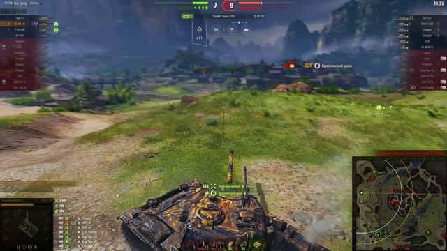 Мир танков. WOT. CS-52 LIS - Не Хватило Доли Секунды Для Красивой Победы в Бою!