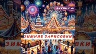 Зимняя песня, веселье в кругу друзей