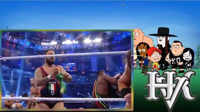 [Game for Life ]Six man tag team match WrestleMania XXX