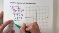 Graphing Equations in Standard Form - Two Ways!