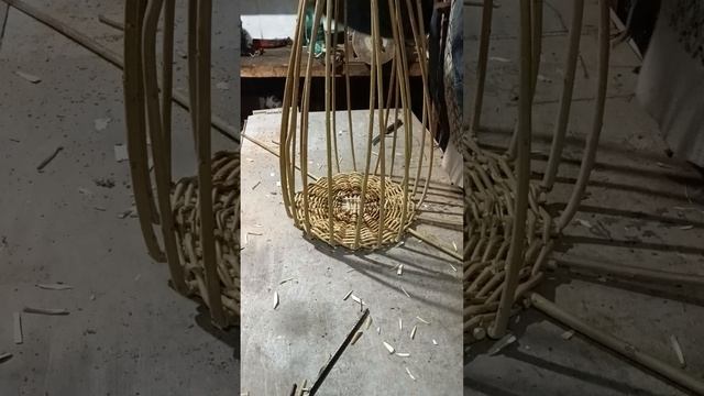 плетение корпуса корзины