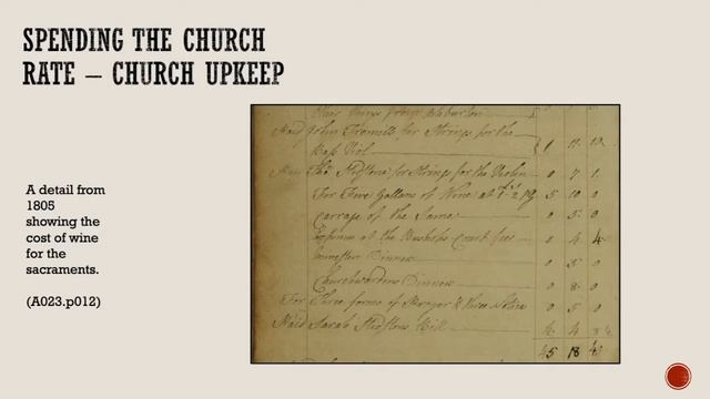 Poor on the Moor Presentation Segment 4: Spending on the Church