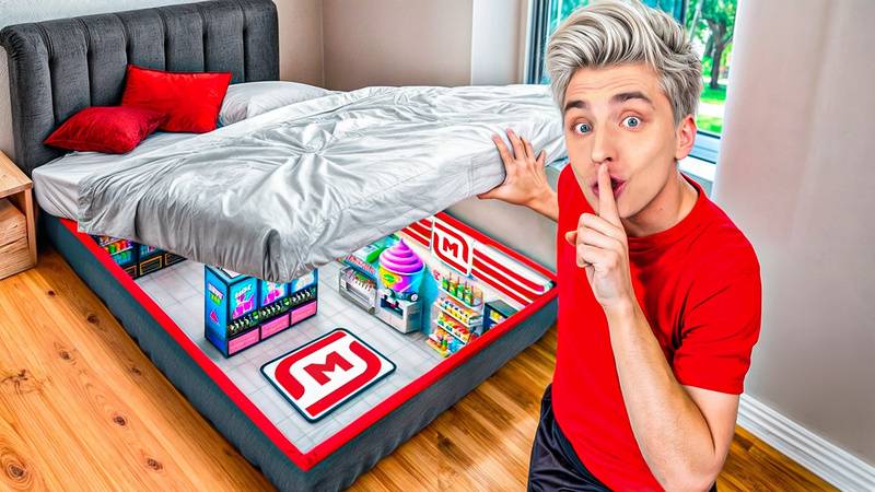 А4 - Я Построил СЕКРЕТНЫЙ СУПЕРМАРКЕТ ДОМА.