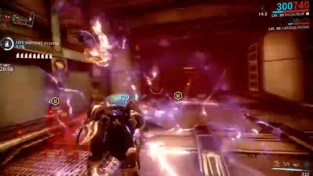 Warframe Excaliber Gameplay on DSS on Eris 40 Minutes, Part 1.
