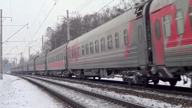 ЧС2к-928 с поездом №60 "Москва - Нижневартовск"