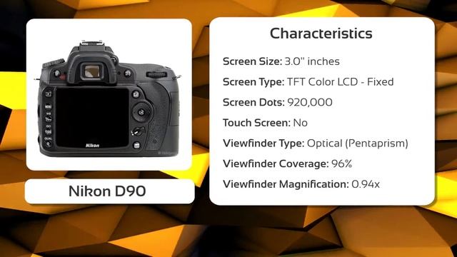 Nikon D90 - Basic Specs Preview