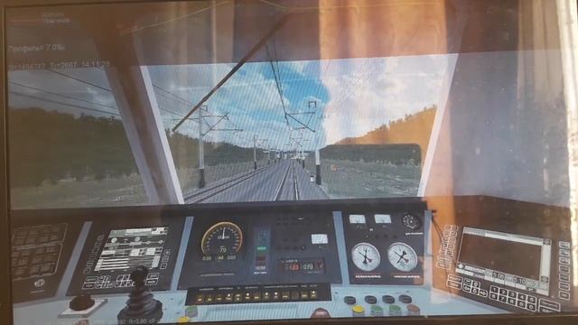 В кабине Чс2к От Мелитополя до Симфирополя Часть 7.