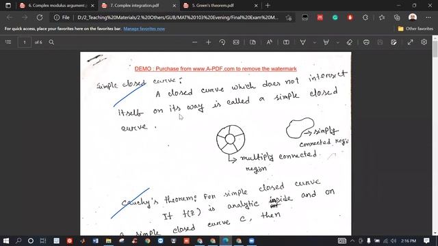 Modulus and Argument of Complex Number, Complex Integration