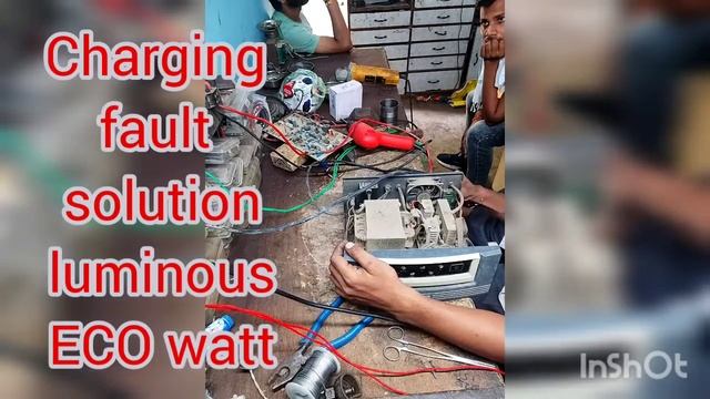 Luminous Eco watt  Charging problem Solved.. ...  low volte charging cut..