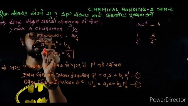 what is hybridization? proved Bond angel in sp3 hybridization || lec-6 sem-6 tybsc chemical bonding