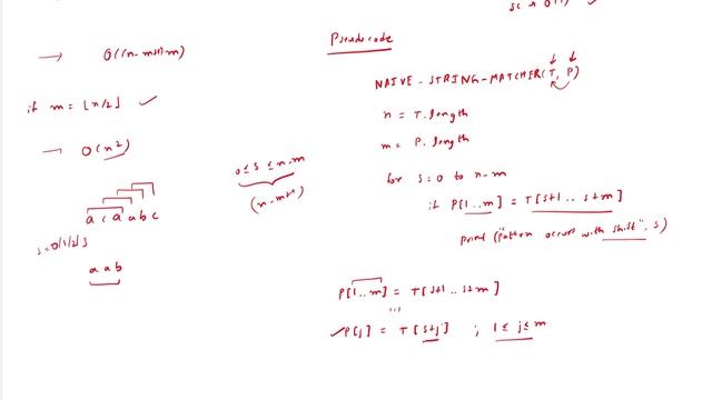 Naive String Matching Algorithm | Concept | Time and Space Complexity | Implementation in C++