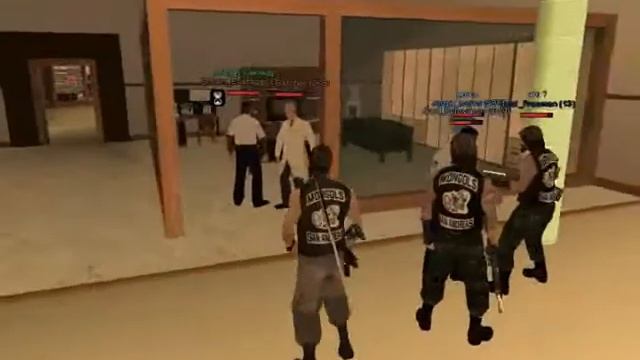Самп сервер 7 Vagos MC end Mongolos MC