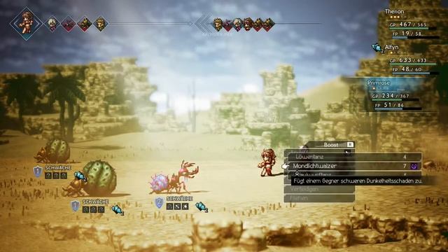 Octopath Traveler 💰 [Deutsch/Blind] {Primrose} #08 Die Richtung des Rachezugs!
