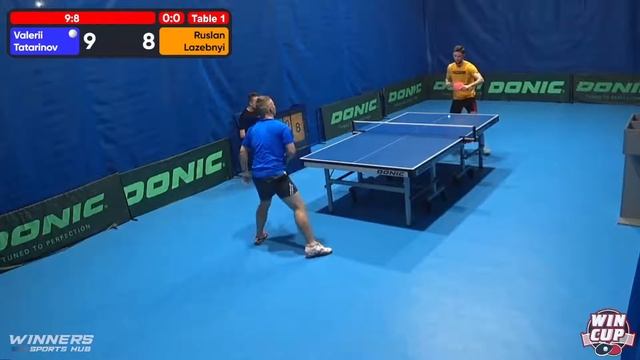 10:45  Valerii Tatarinov 3-0 Ruslan Lazebnyi West 1 WIN CUP 10.06.2022