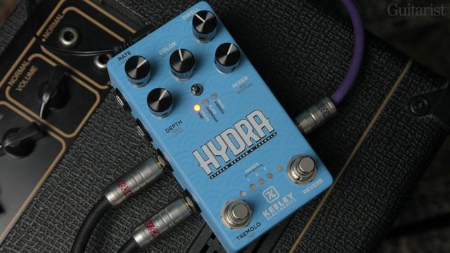 Keeley Hydra Stereo Reverb & Tremolo Pedal Demo