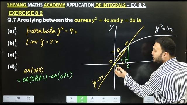 Ex  8.2 || Application Of Integral lec 2 | Class 12  | Chapter 8 | Shivang Maths Academy