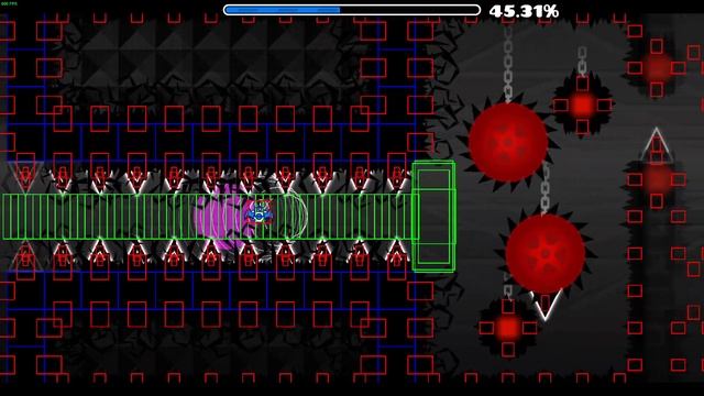Six Paths of Pain (Hitboxes enabled) | Geometry Dash