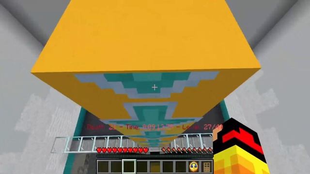 Gravity Parkour в Майнкарфт,прохождение карты мультик !!!!