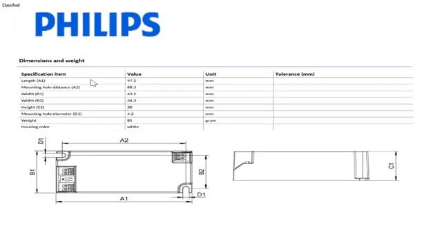 Philips Point Dali 15 to 40 Watt
