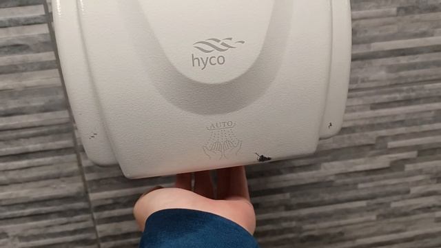 Hyco Hurricane hand dryer, Brunch & Barista, Southampton