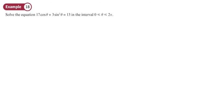 5.4 Solving Trigonometric Equations (PURE 2 - Chapter 5: Radian measure)