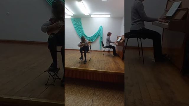 2 тур. Корчинська Дар'я, 9 років. К.Вебер "Вальс" A-dur.