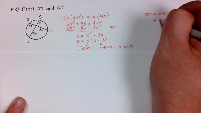 Geometry 10-6:  Segment Lengths in Circles
