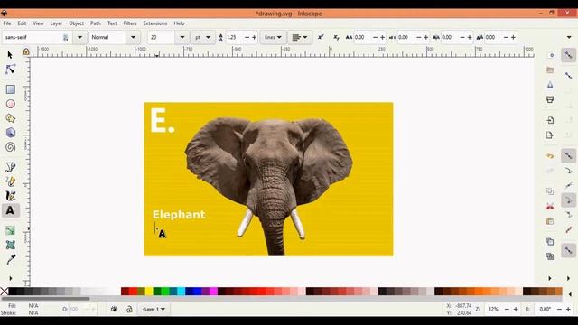 How to make spotify poster | Inkscape