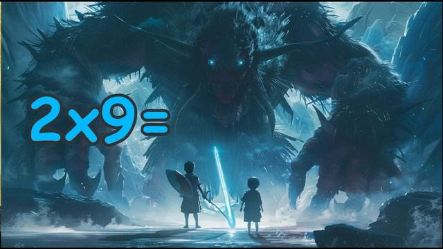 Тренажер Таблицы Умножения на 2 для смелых мальчиков.