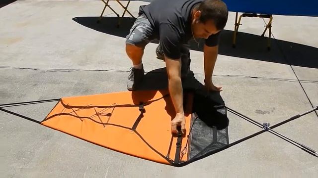 Adventure Canopies Tandem kayak Sun Shade disassembly and Pack