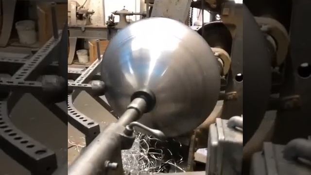 This is how you do a sphere  with a cnc machine🔮😱 What do you think🤔🔥       Follow @stokegadgets